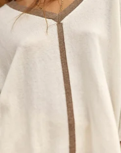 Pull en Laine mélangée Kelya écru