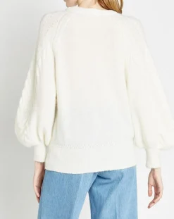 Pull en Laine mélangée Natalia écru