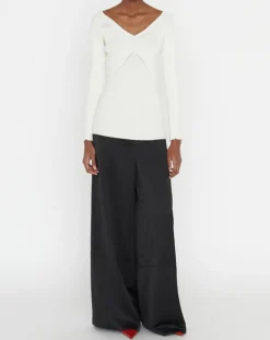 Pull en Laine mélangée Nelia écru