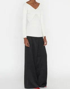 Pull en Laine mélangée Nelia écru