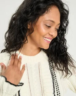 Pull en Laine mélangée Parure ecru