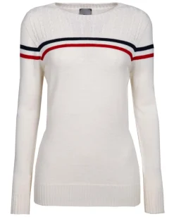 Pull en Laine mélangée Pomme blanc