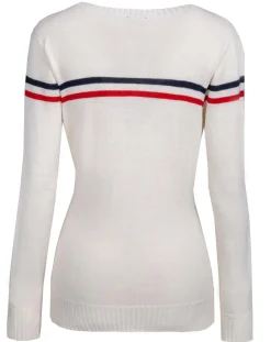 Pull en Laine mélangée Pomme blanc