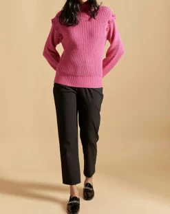 Pull en Laine mélangée Pop rose