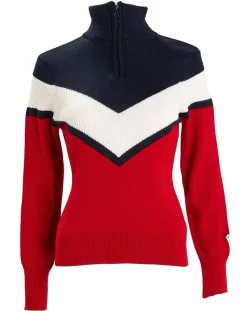 Pull en Laine mélangée Teilla rouge