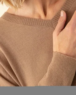 Pull en Laine mélangée Tobby camel