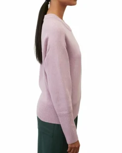 Pull en Laine mélangée violet clair