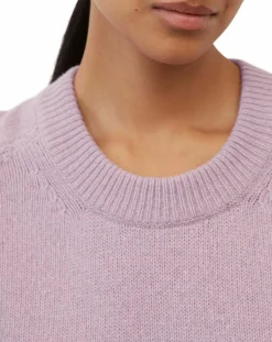 Pull en Laine mélangée violet clair