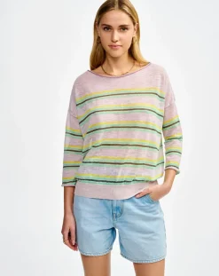 Pull en Lin mélangé Neep stripe c