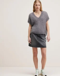 Pull en Mohair mélangé Abevy orage