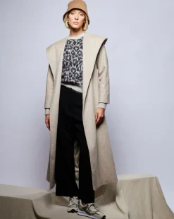 Pull en Mohair mélangé Fiumana écru