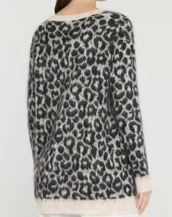 Pull en Mohair mélangé Fiumana écru