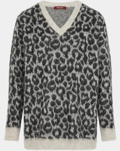 Pull en Mohair mélangé Fiumana écru