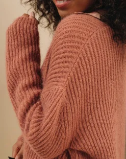 Pull en Mohair mélangé Milane cuivre
