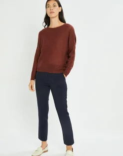 Pull en Mohair mélangé Milane terra