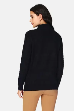 Pull Encolure montante noir