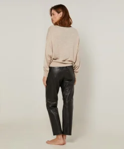 Pull Eugène en Laine mélangée beige