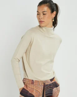 Pull fin Anouk beige