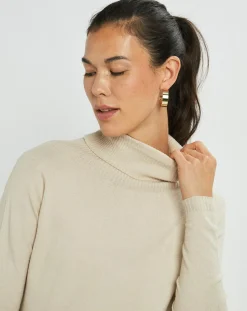 Pull fin Anouk beige