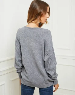 Pull Gabriella gris