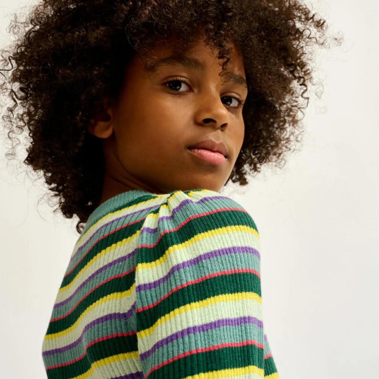 Pull Gemca rayé multicolore