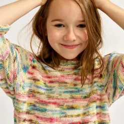 Pull Getxo tricoté multicolore