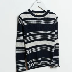 Pull Glava à rayures noir/blanc