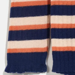 Pull Gouly rayé marine/orange