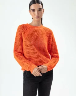 Pull Graphe ultra orange