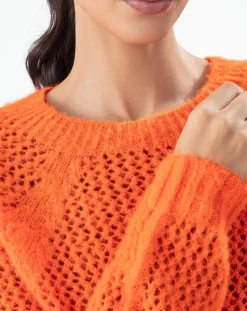 Pull Graphe ultra orange