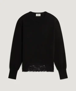 Pull Gwendoline en Laine noir