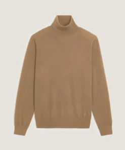 Pull Jacques 100% Laine beige foncé