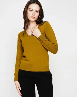 Pull Juliette vert olive
