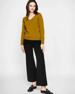 Pull Juliette vert olive