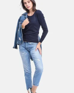 Pull Laure bleu nuit