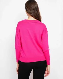 Pull Laurence fushia