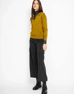 Pull Laurence vert olive