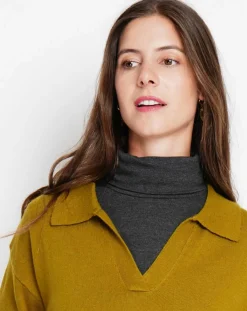 Pull Laurence vert olive