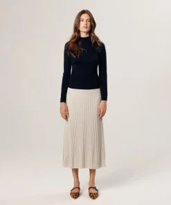 Pull Liesse double face bleu nuit