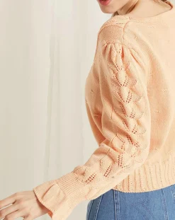 Pull Lila orange