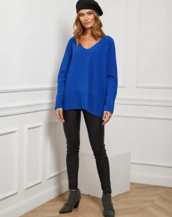 Pull Linoi bleu roi