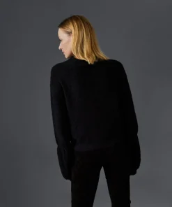 Pull Lorelei col manches bouffantes noir