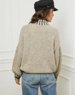 Pull Lou taupe