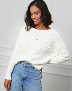 Pull Louise écru