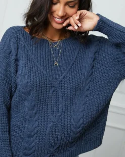 Pull Louise indigo