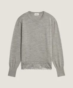 Pull Marie Lou 100% Laine gris foncé