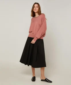 Pull Maximilienne en Laine mélangée bois de rose