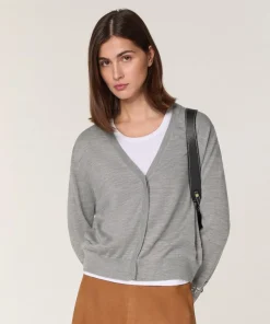 Pull Odile 100% Laine gris foncé