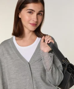 Pull Odile 100% Laine gris foncé