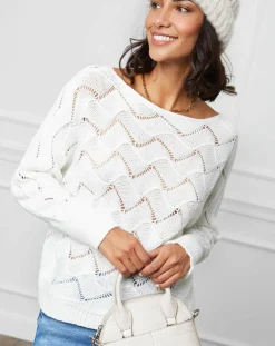 Pull Olivia blanc